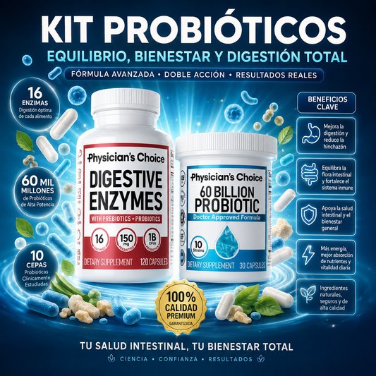 FloraZen – Soporte Digestivo Completo para Reducir Hinchazón y Mejorar la Absorción de Nutrientes