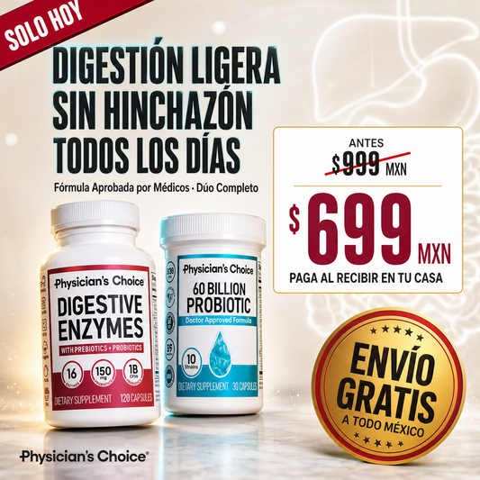 Kit Probioticos + Enzimas Salud Intestinal